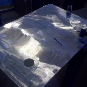 RIV Customz skid plate: drillin holes