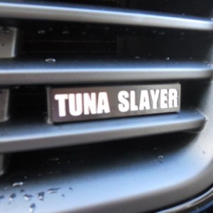 custom Saleen badge from Billetbadges.com