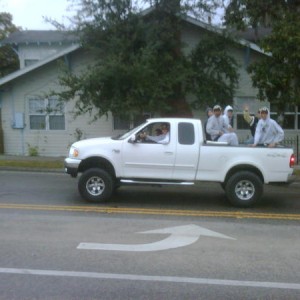haulin my teammates at the parade