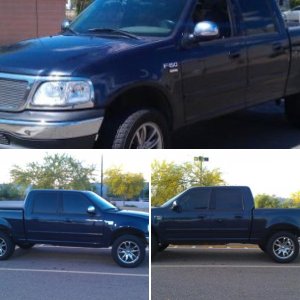 My 2wd F-150 with 4.5" lift